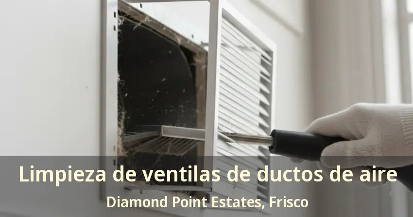Limpieza de ventilas de ductos de aire Diamond Point Estates, Frisco - TX