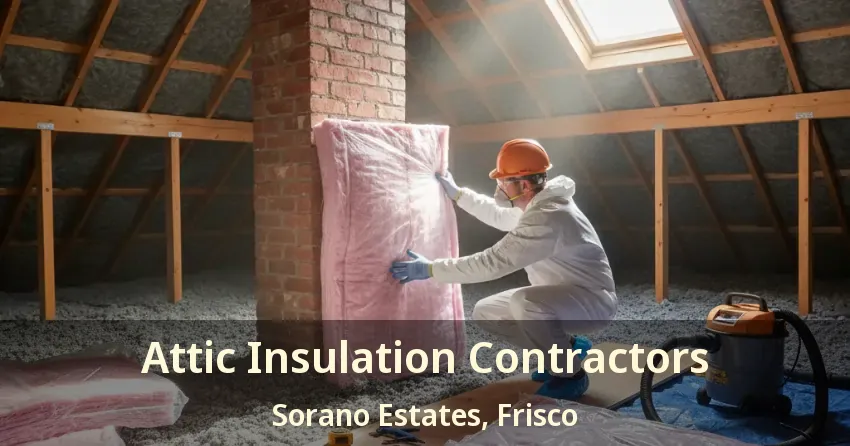 Attic Insulation Contractors Sorano Estates, Frisco - TX
