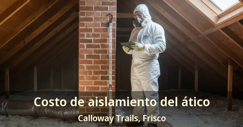 Costo de aislamiento del ático Calloway Trails, Frisco - TX