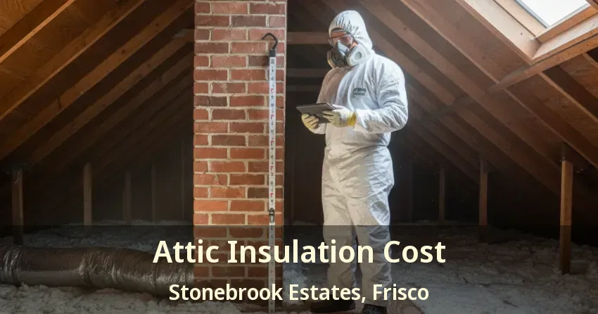 Attic Insulation Cost Stonebrook Estates, Frisco - TX