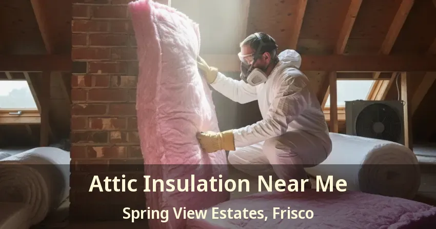 Attic Insulation Near Me Spring View Estates, Frisco - TX