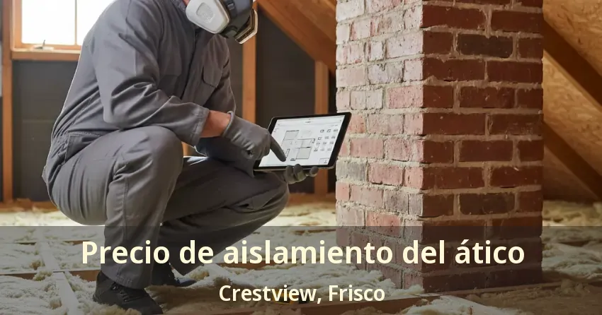 Precio de aislamiento del ático Crestview, Frisco - TX