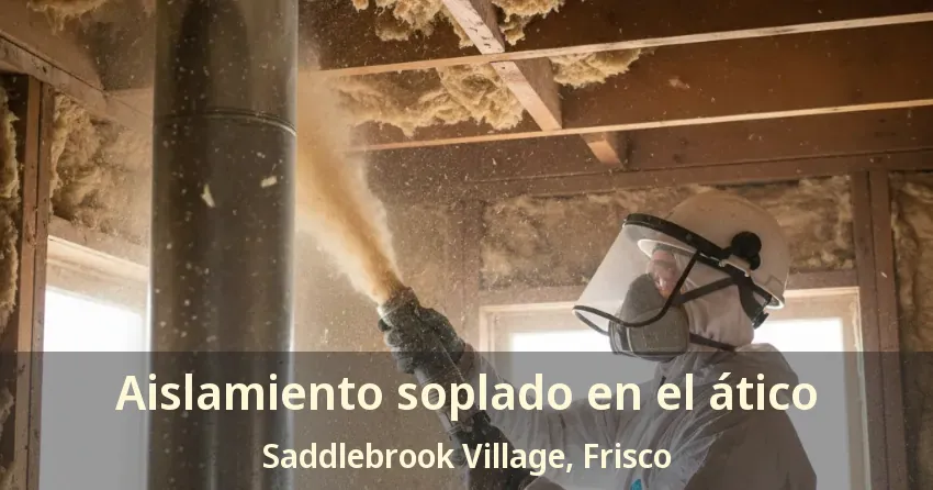 Aislamiento soplado en el ático Saddlebrook Village, Frisco - TX