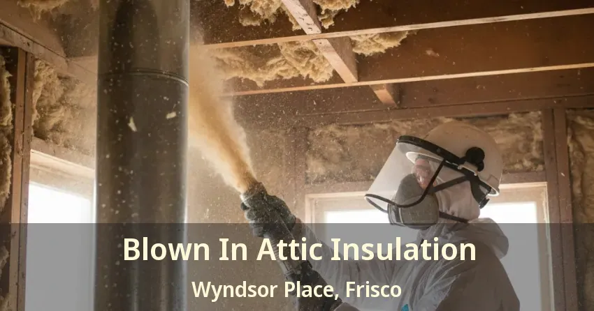 Blown In Attic Insulation Wyndsor Place, Frisco - TX