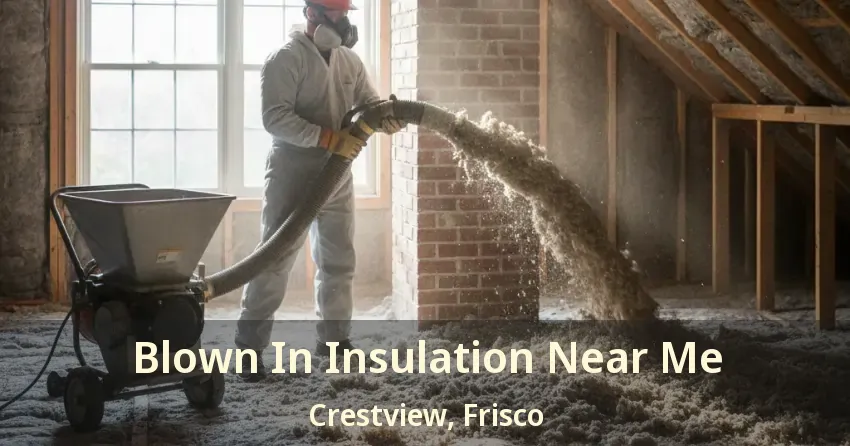 Blown In Insulation Near Me Crestview, Frisco - TX