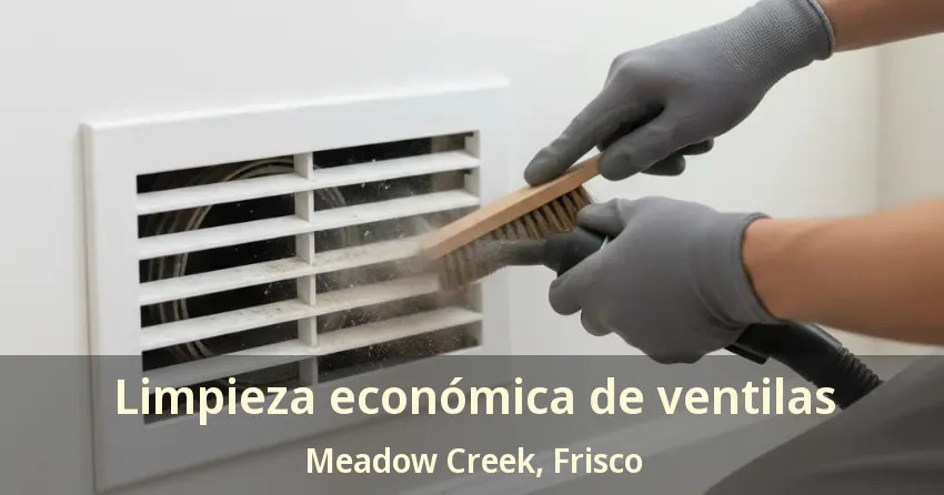 Limpieza económica de ventilas Meadow Creek, Frisco - TX