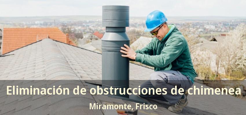 Eliminación de obstrucciones de chimenea Miramonte, Frisco - TX