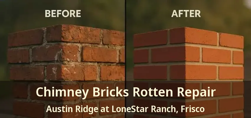 Chimney Bricks Rotten Repair Austin Ridge at LoneStar Ranch, Frisco - TX