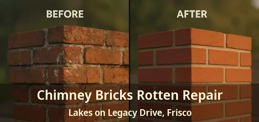 Chimney Bricks Rotten Repair Lakes on Legacy Drive, Frisco - TX