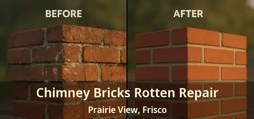 Chimney Bricks Rotten Repair Prairie View, Frisco - TX