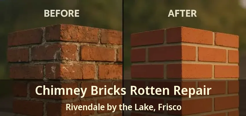 Chimney Bricks Rotten Repair Rivendale by the Lake, Frisco - TX