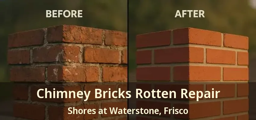 Chimney Bricks Rotten Repair Shores at Waterstone, Frisco - TX
