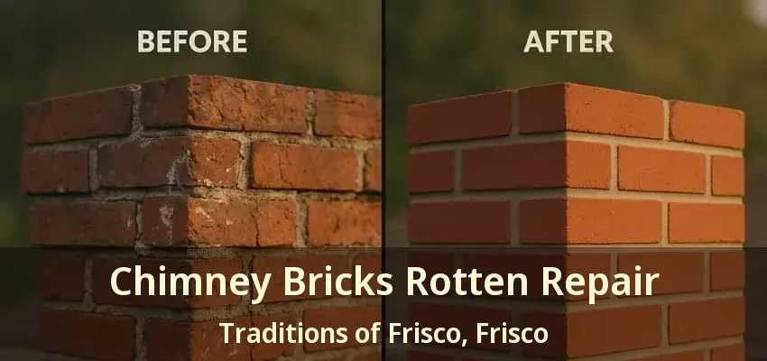 Chimney Bricks Rotten Repair Traditions of Frisco, Frisco - TX