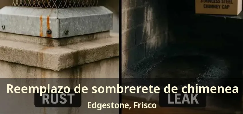 Reemplazo de sombrerete de chimenea Edgestone, Frisco - TX