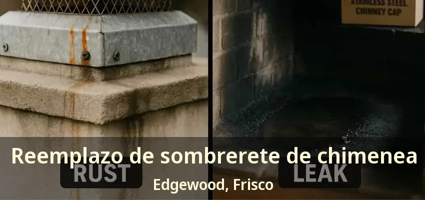 Reemplazo de sombrerete de chimenea Edgewood, Frisco - TX