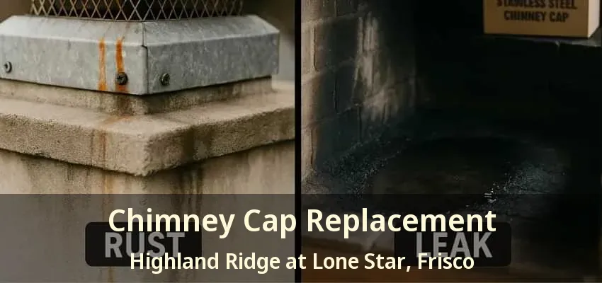 Chimney Cap Replacement Highland Ridge at Lone Star, Frisco - TX