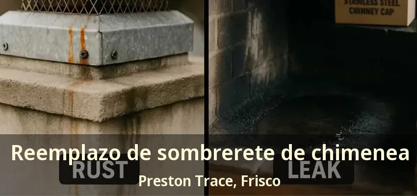Reemplazo de sombrerete de chimenea Preston Trace, Frisco - TX