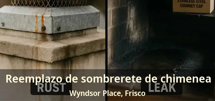 Reemplazo de sombrerete de chimenea Wyndsor Place, Frisco - TX