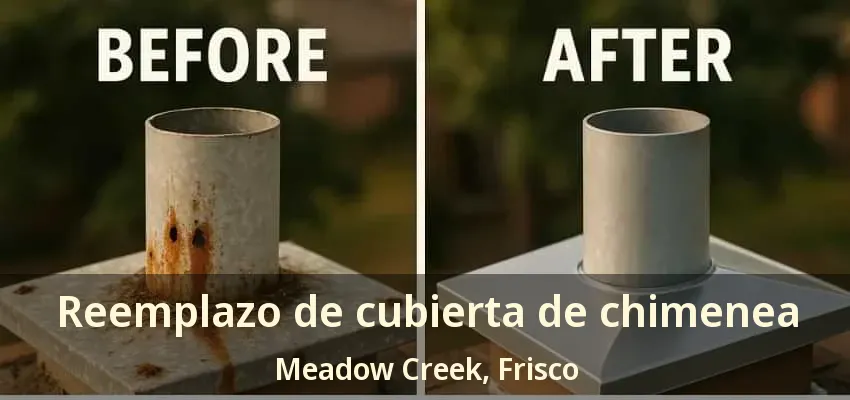 Reemplazo de cubierta de chimenea Meadow Creek, Frisco - TX