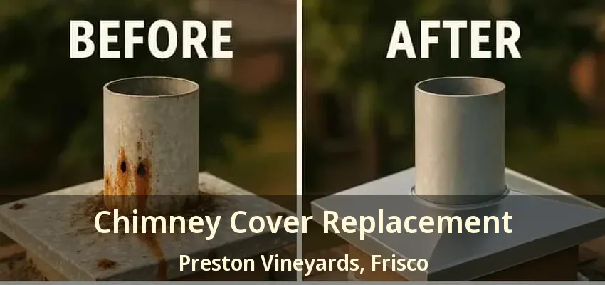 Chimney Cover Replacement Preston Vineyards, Frisco - TX