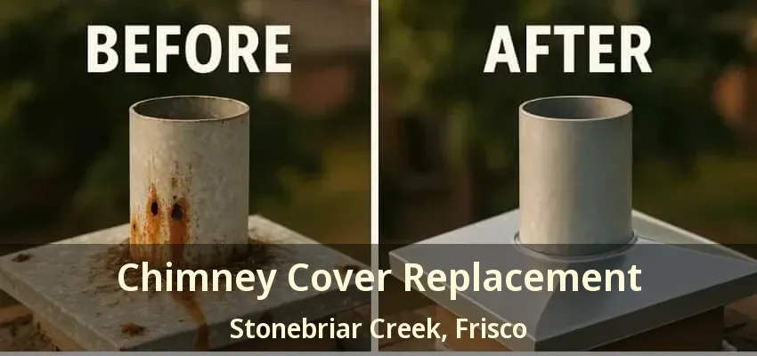 Chimney Cover Replacement Stonebriar Creek, Frisco - TX