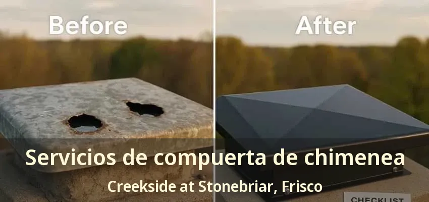 Servicios de compuerta de chimenea Creekside at Stonebriar, Frisco - TX