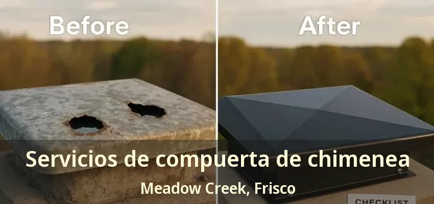 Servicios de compuerta de chimenea Meadow Creek, Frisco - TX