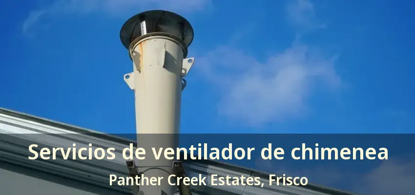 Servicios de ventilador de chimenea Panther Creek Estates, Frisco - TX