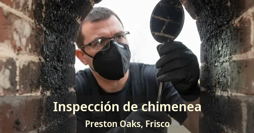Inspección de chimenea Preston Oaks, Frisco - TX