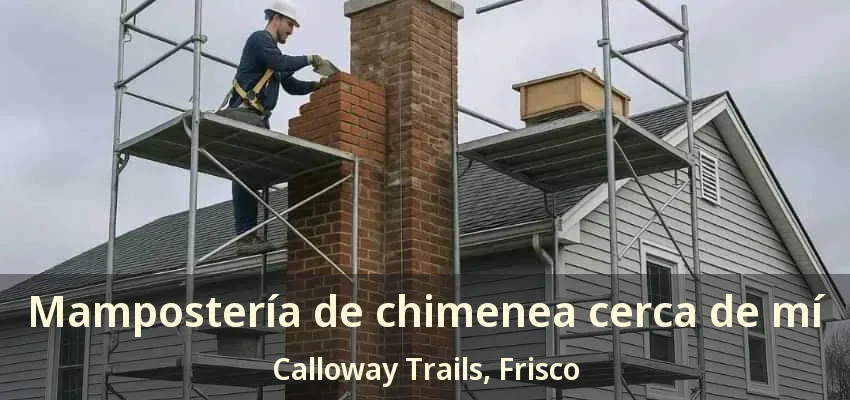 Mampostería de chimenea cerca de mí Calloway Trails, Frisco - TX
