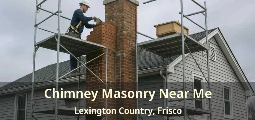 Chimney Masonry Near Me Lexington Country, Frisco - TX