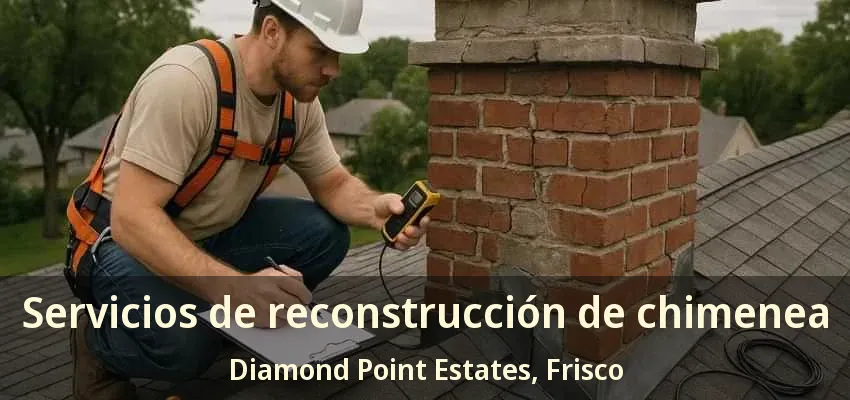 Servicios de reconstrucción de chimenea Diamond Point Estates, Frisco - TX