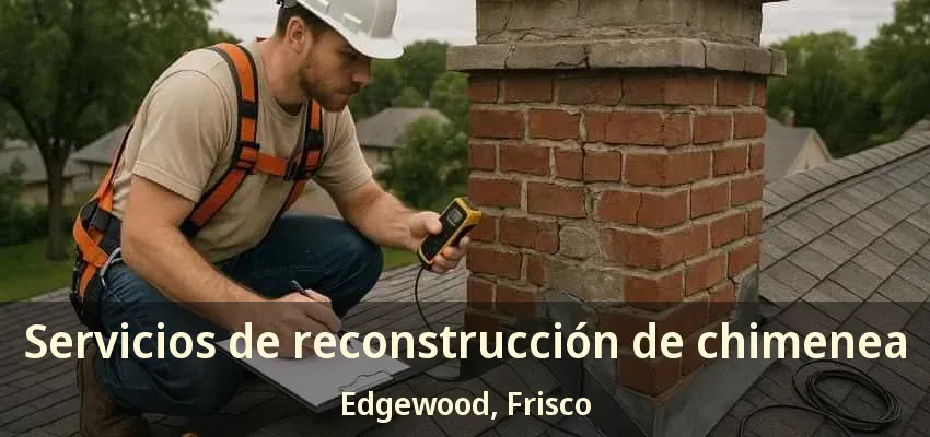 Servicios de reconstrucción de chimenea Edgewood, Frisco - TX