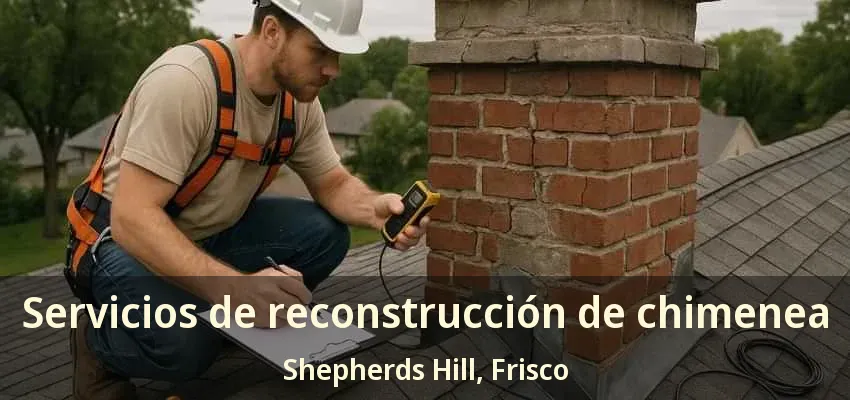Servicios de reconstrucción de chimenea Shepherds Hill, Frisco - TX
