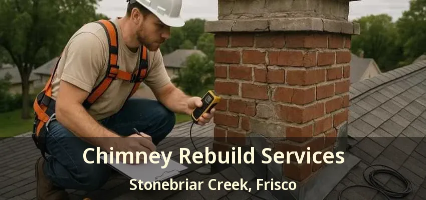 Chimney Rebuild Services Stonebriar Creek, Frisco - TX