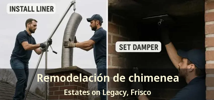 Remodelación de chimenea Estates on Legacy, Frisco - TX