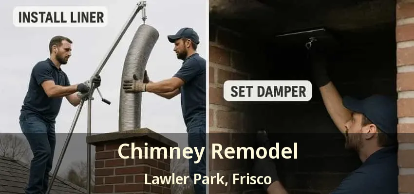 Chimney Remodel Lawler Park, Frisco - TX
