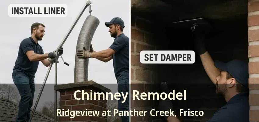Chimney Remodel Ridgeview at Panther Creek, Frisco - TX