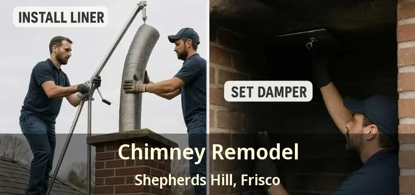 Chimney Remodel Shepherds Hill, Frisco - TX