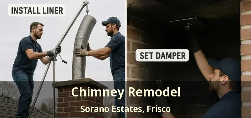 Chimney Remodel Sorano Estates, Frisco - TX