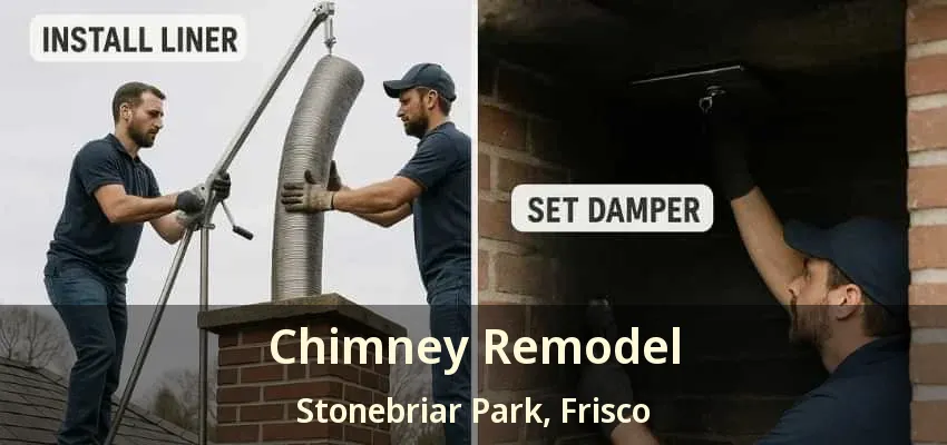 Chimney Remodel Stonebriar Park, Frisco - TX