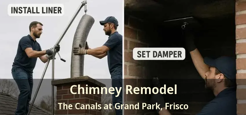 Chimney Remodel The Canals at Grand Park, Frisco - TX