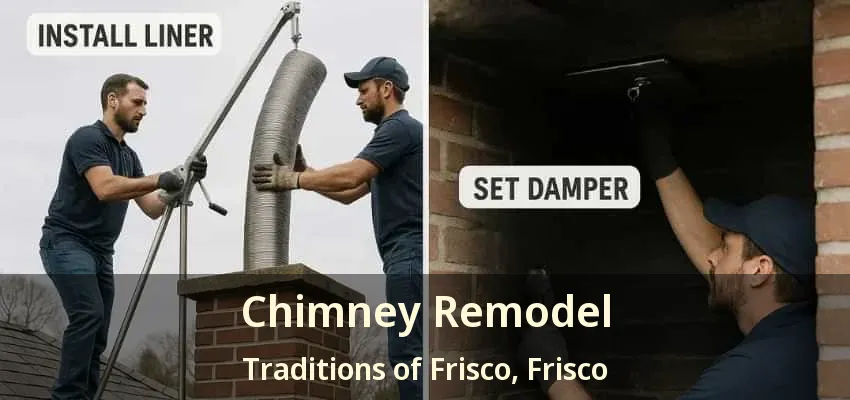 Chimney Remodel Traditions of Frisco, Frisco - TX