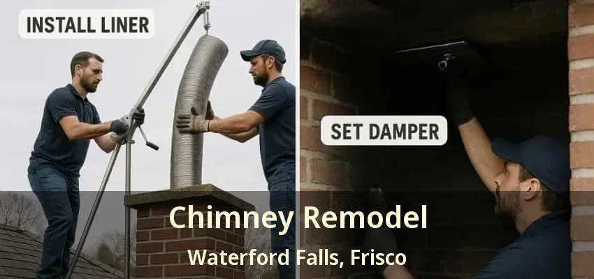 Chimney Remodel Waterford Falls, Frisco - TX