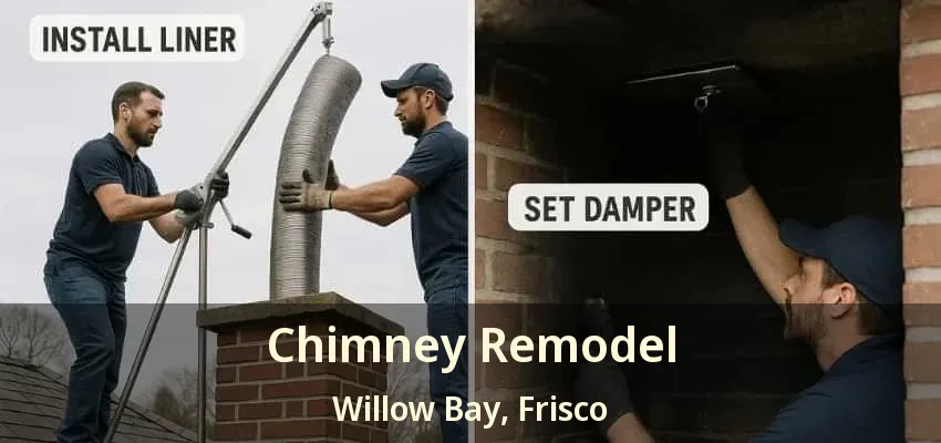 Chimney Remodel Willow Bay, Frisco - TX