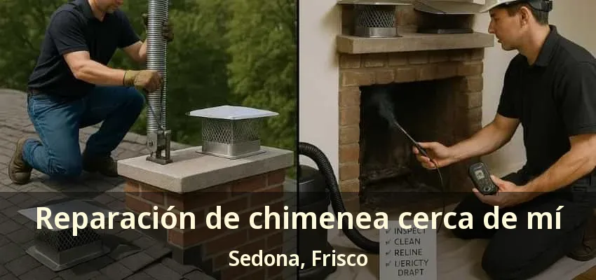 Reparación de chimenea cerca de mí Sedona, Frisco - TX