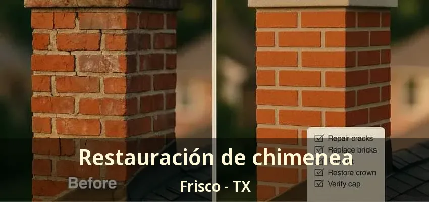 Restauración de chimenea Frisco - TX