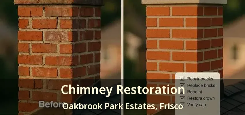 Chimney Restoration Oakbrook Park Estates, Frisco - TX