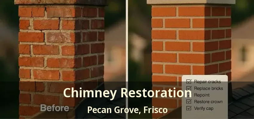 Chimney Restoration Pecan Grove, Frisco - TX