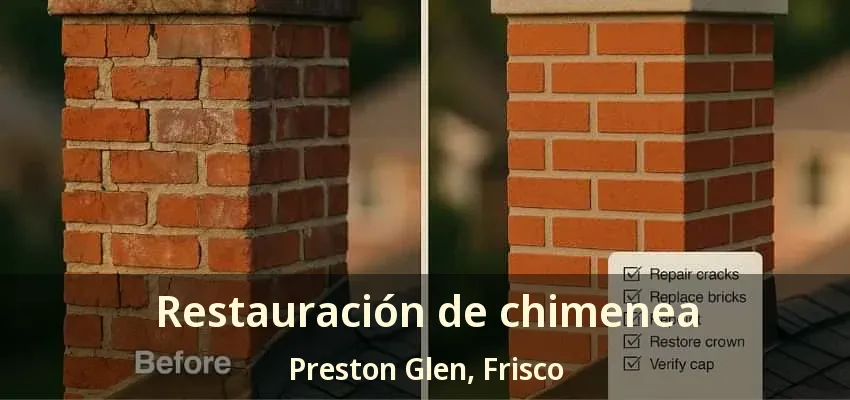 Restauración de chimenea Preston Glen, Frisco - TX Restauración de chimenea Preston Glen, Frisco - TX